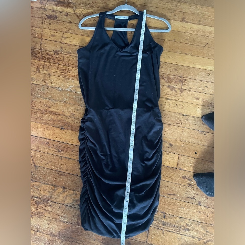 Athleta Rouched athleisure dress size S racer back staple essential - Picture 6 of 6